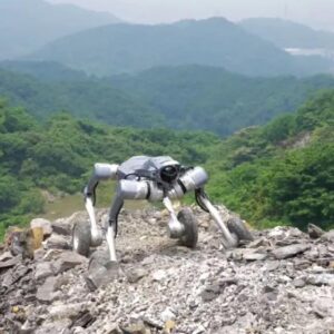 Image article Unitree AS2-W, le robot-chien qui grimpe des pentes à 45 degrés et transporte des charges de 16 kg