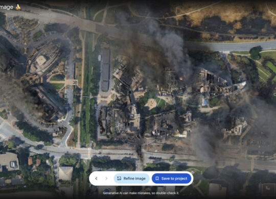 Google Earth Image Generee Par IA