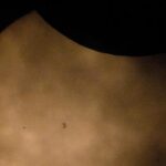 Nasa photo ISS devant soleil