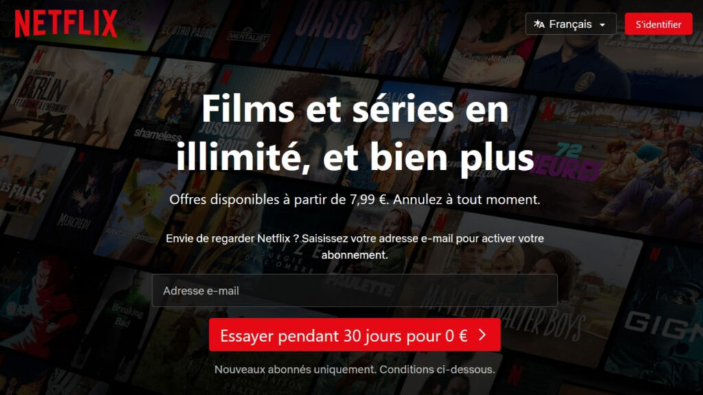 Netflix Essai Gratuit