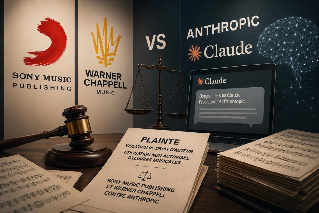 Sony Music Publishing Et Warner Chappell Contre Anthropic