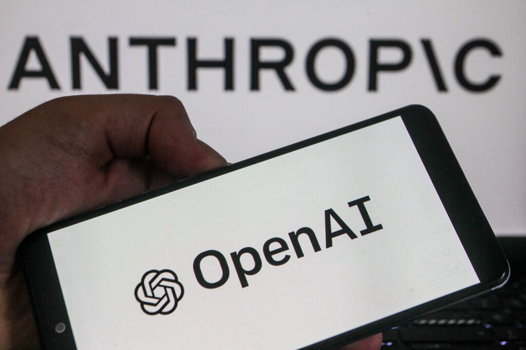 OpenAI Anthropic Logos