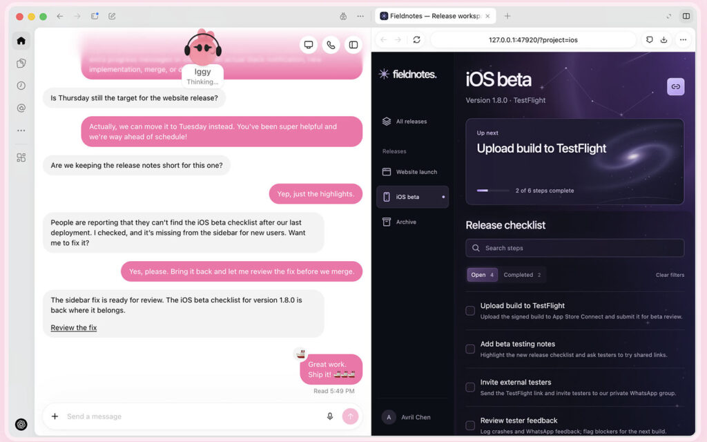 OpenAI Dots Agent