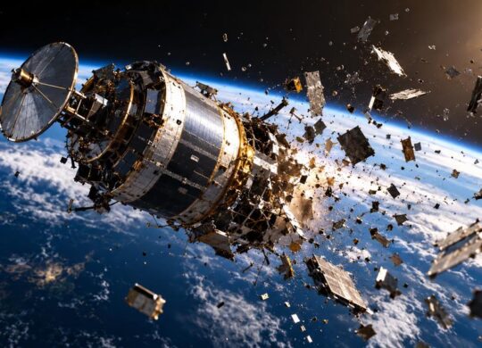 Satellite frgamenté