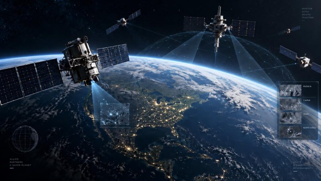 Space Force satellite arme
