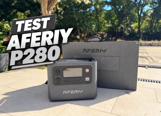 Test AFERIY P280 en extérieur