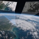 Comparaison d’une observation optique et radar d’une même région sous les nuages.