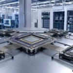 Puces IA modulaires reliées par une interconnexion à haut débit.