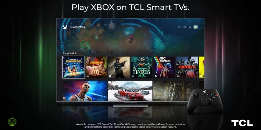 Xbox Game Pass Tcl Google Tv 1