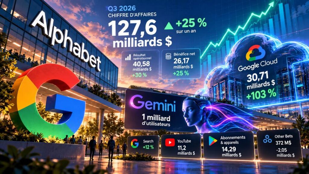 Alphabet résuktats Q3 2026