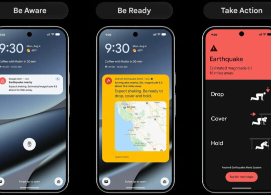 Android Differents Types Alertes Seisme Tremblement de Terre