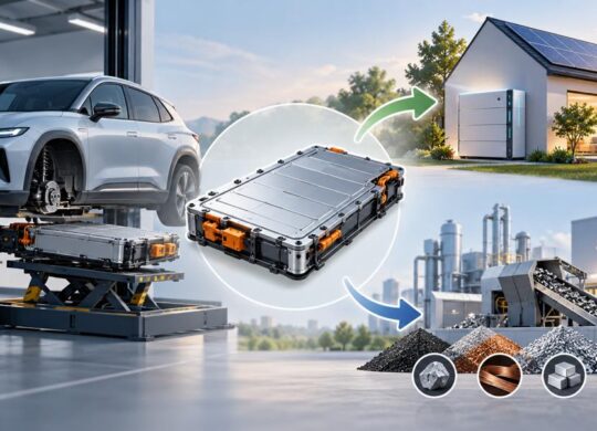 Batterie VE cycle de fin de vie