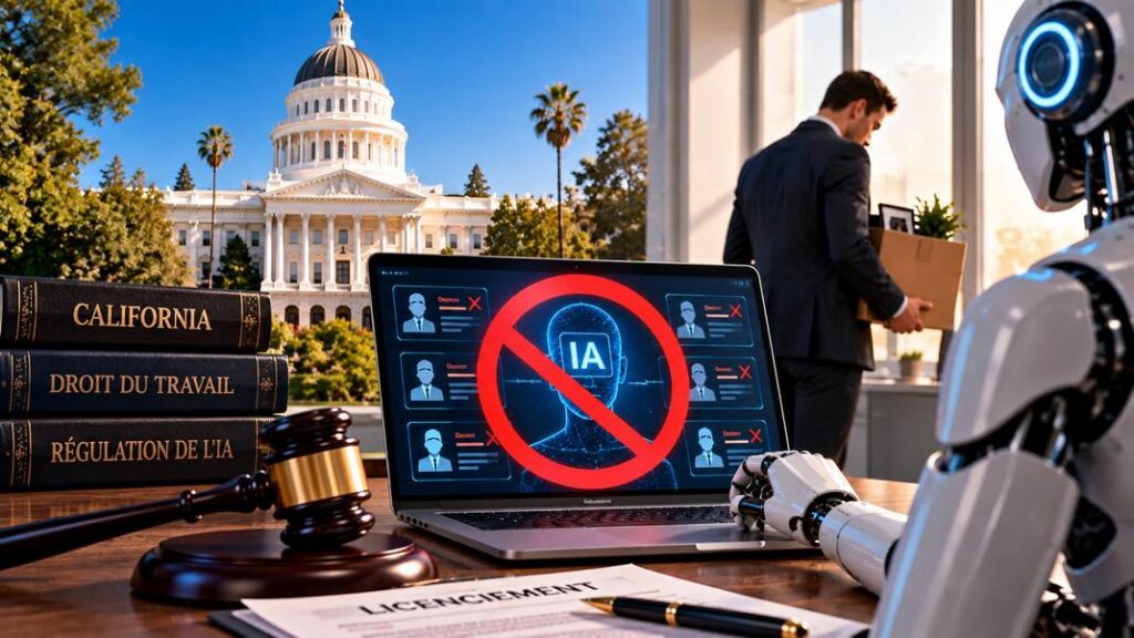 Californie IA travail