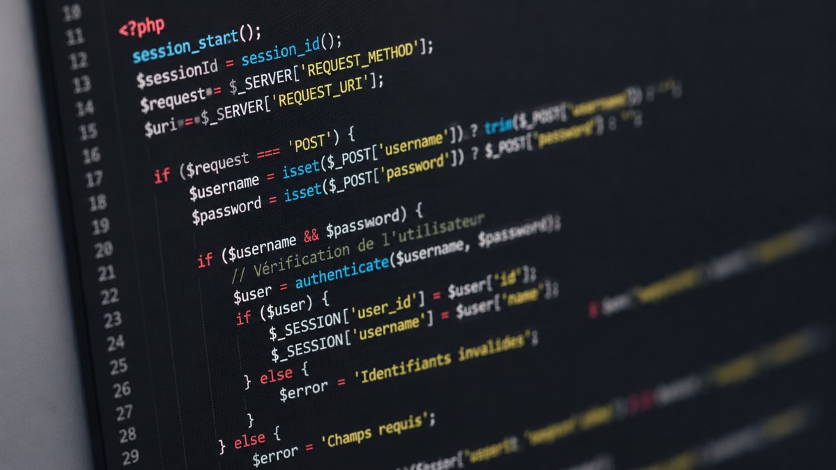 Code PHP En Gros Plan