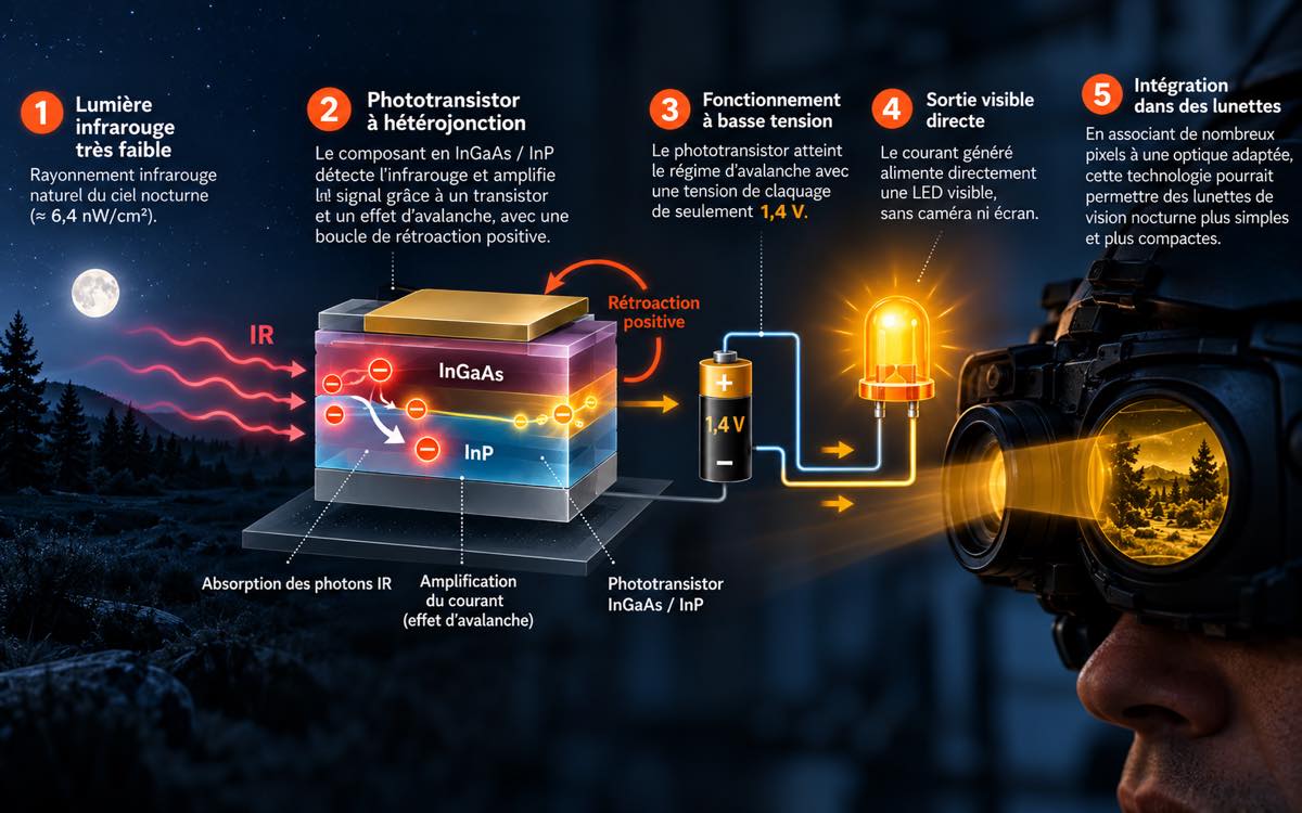 Conversion Infrarouge En Vision Nocturne