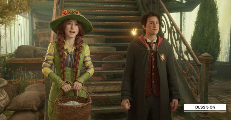 DLSS 5 Hogwarts Legacy