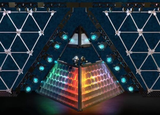 LEGO set Daftpunk pyramide