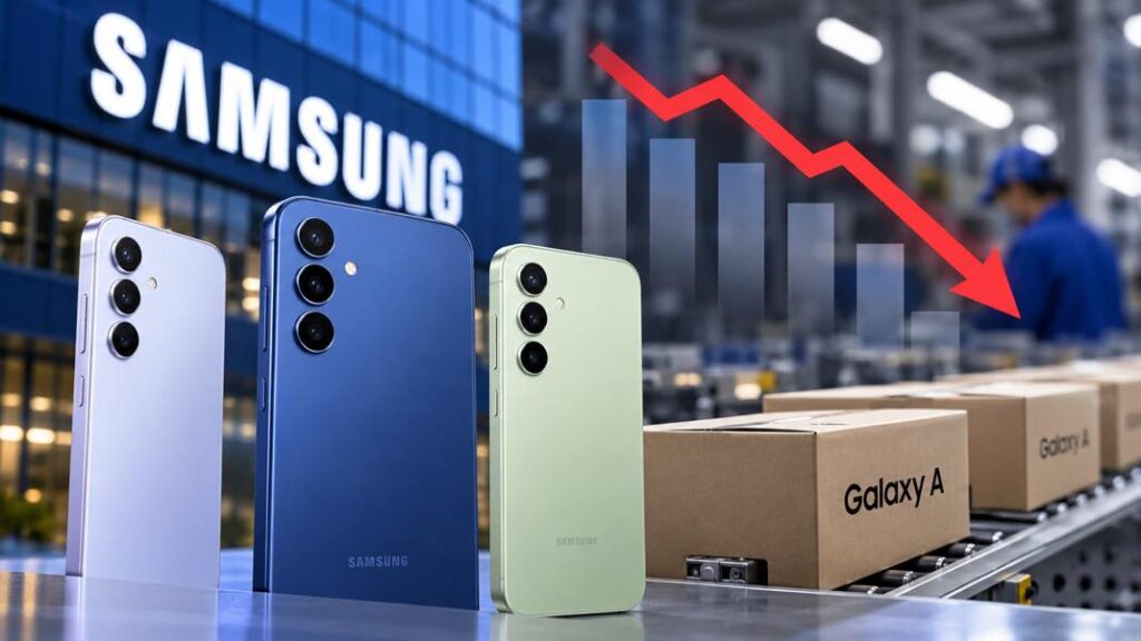 Samsung Galaxy A Baisse De La Production 