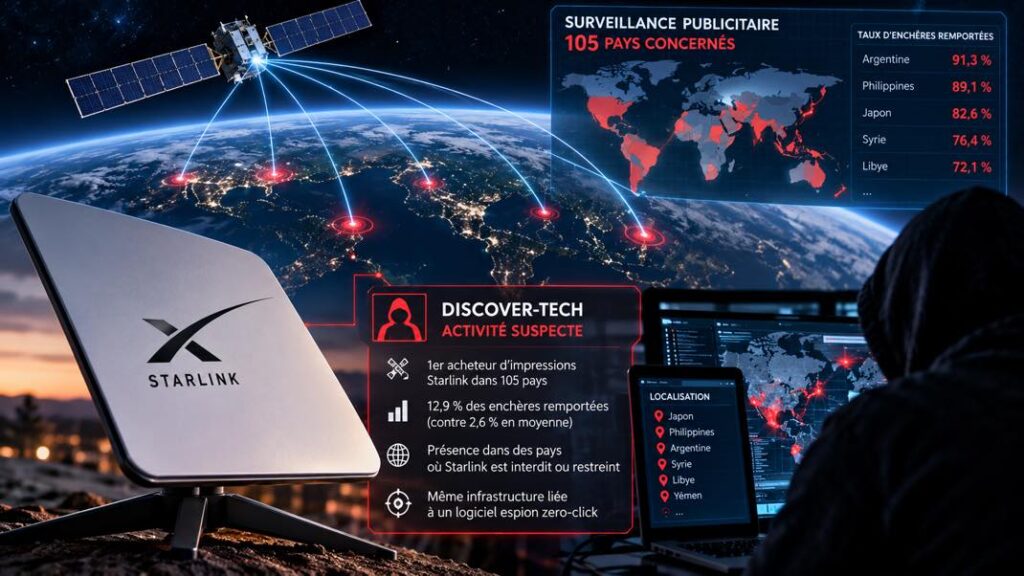 Starlink Espionnage Publicitaire