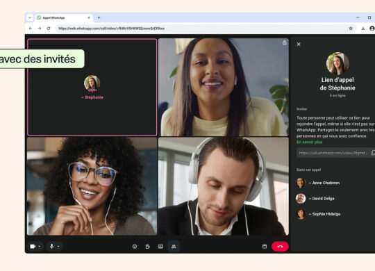 WhatsApp Appels Avec Invites