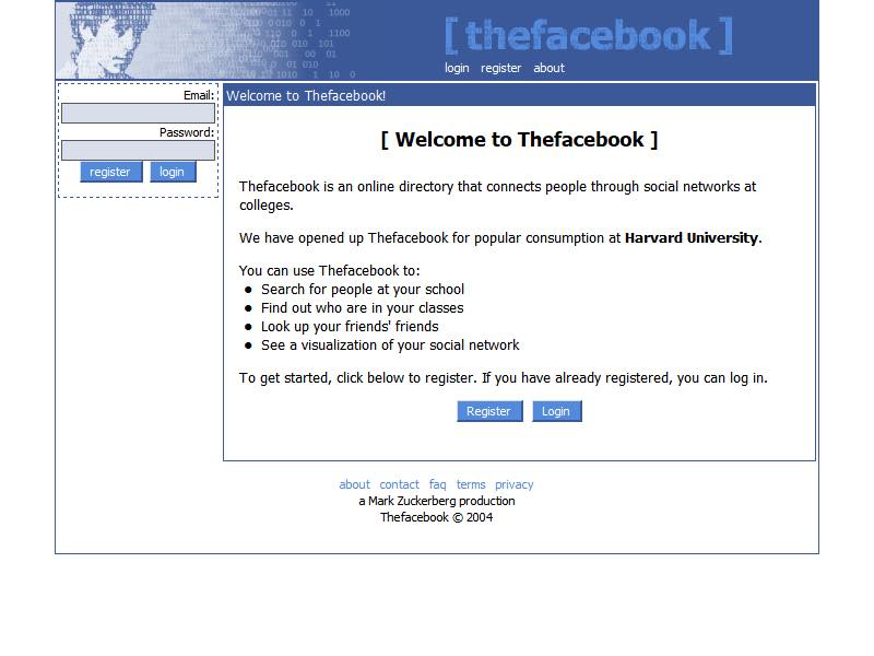 Facebook 2004