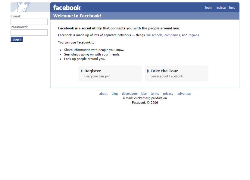 Facebook 2006